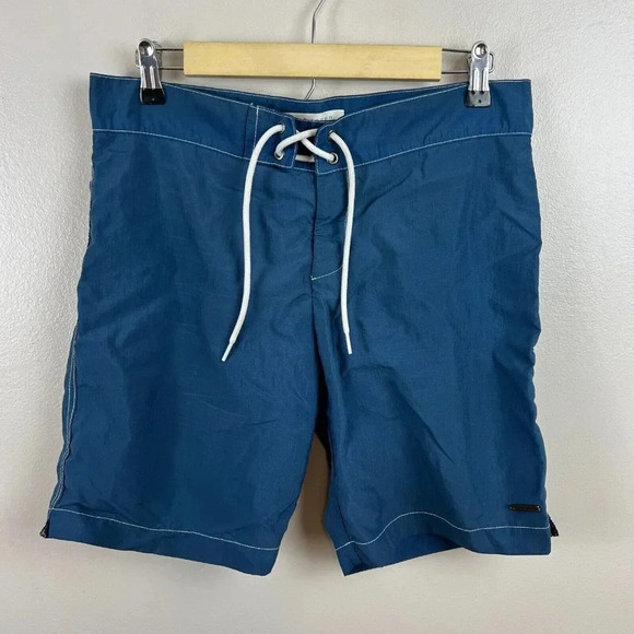 Parke & Ronen Swim Trunks Mens Size 30 Lined Blue Vacation Beach Cruise - Picture 1 of 9